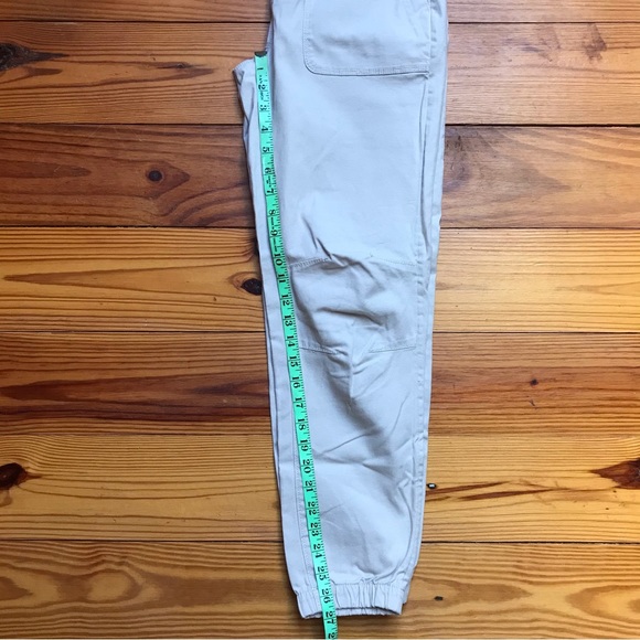 Loft Light Beige Gathered Ankle Khaki Pants, NWT, 0 - Picture 7 of 11